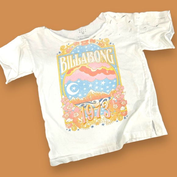 1973 Tee Shirt. Billabong Small Fresh Distressed - Picture 2 of 10